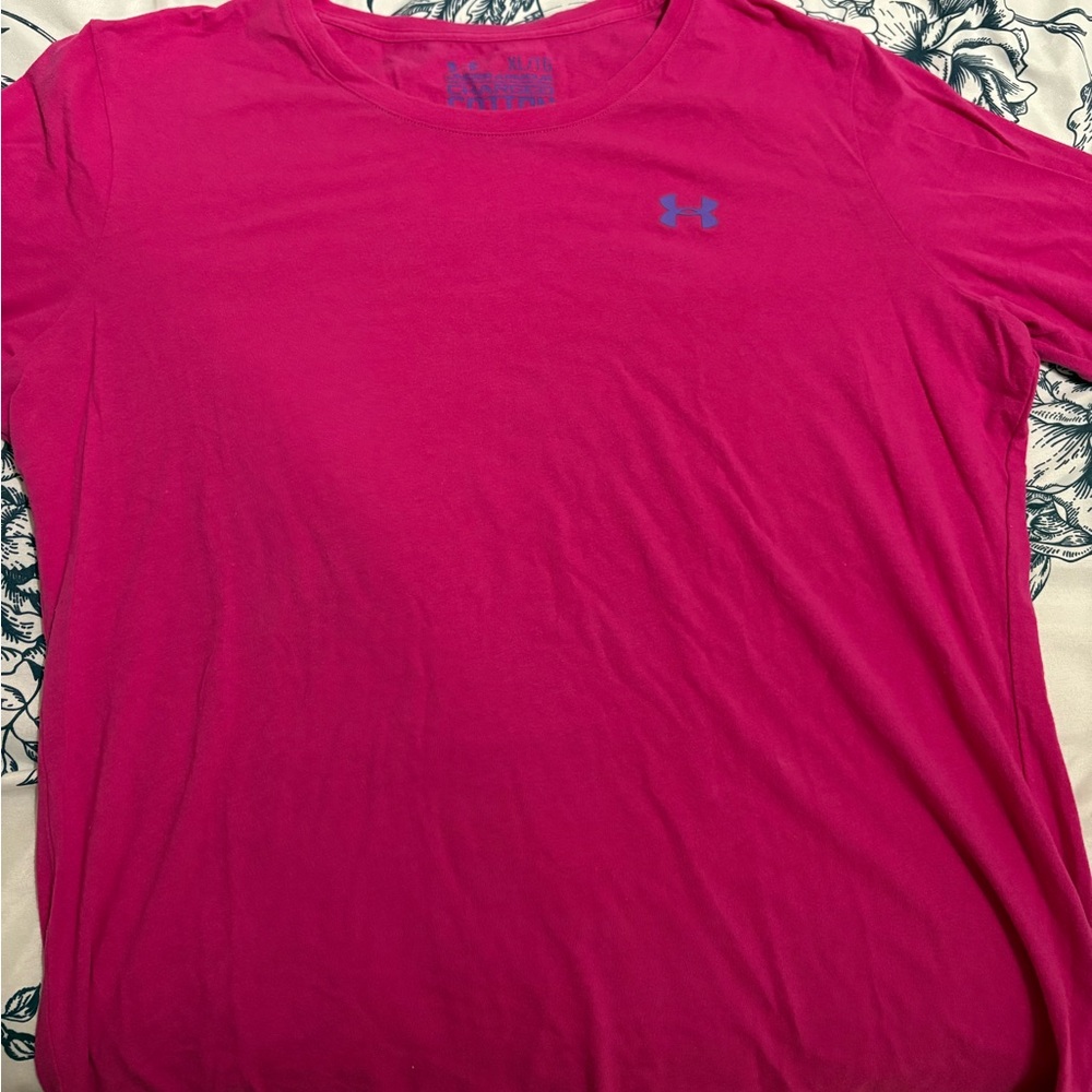 Under Armour Pink Short Sleeve Tee